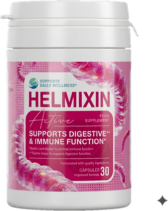 Confezione di Helmixin Active, 30 capsule