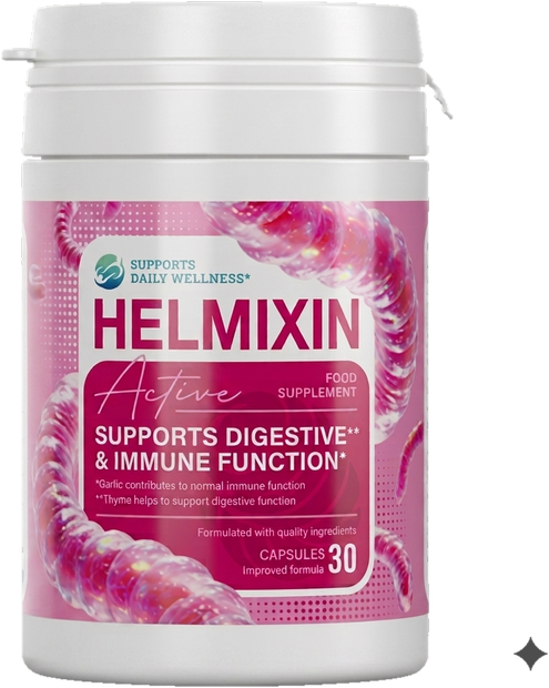 Confezione di Helmixin Active, 30 capsule